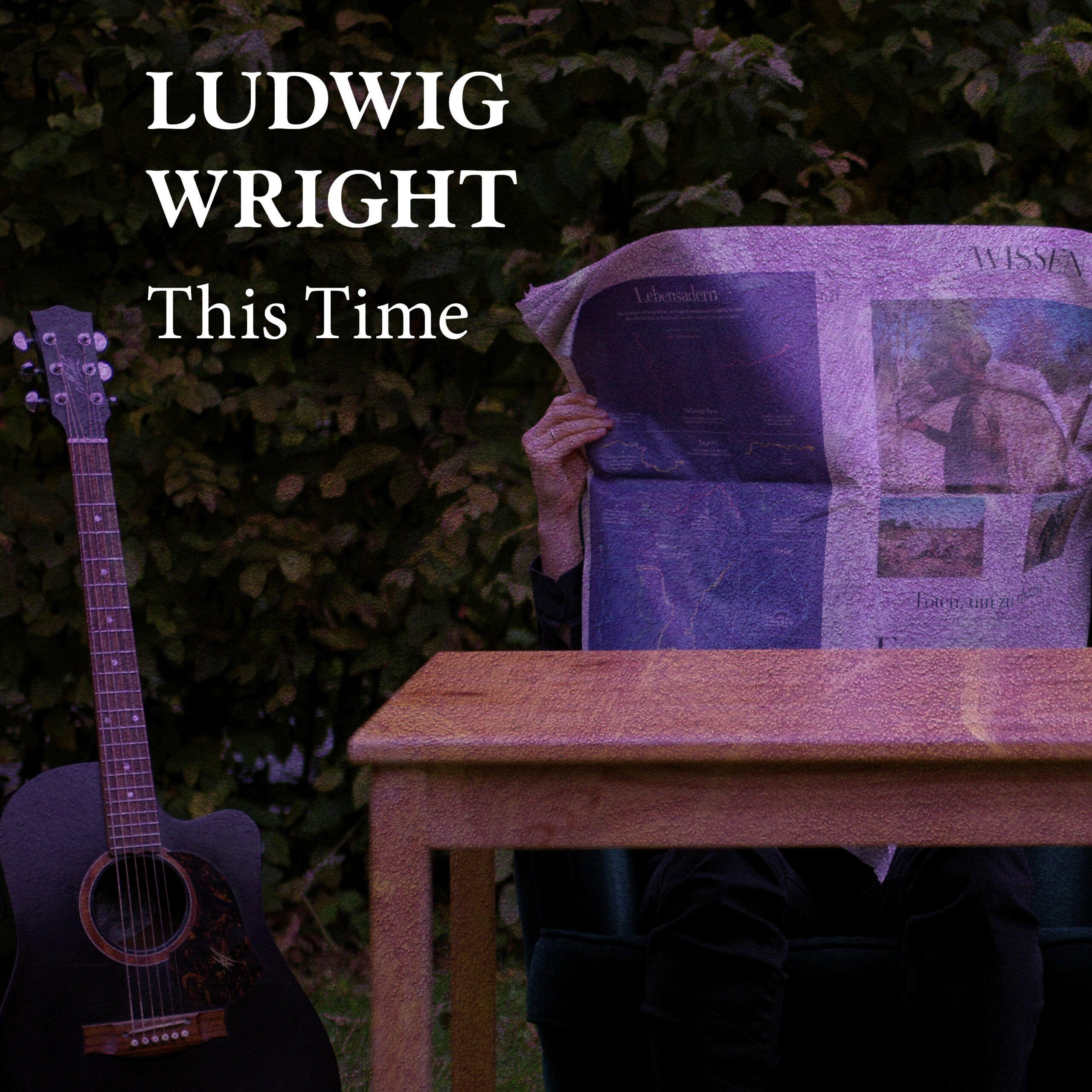 Artwork von "This Time" (Single-Veröffentlichung vom 13.10.2022) von Ludwig Wright –  Photo: Richard Hill.